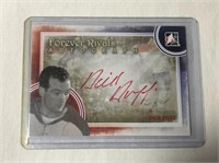 2012 Dick Duff Autographed Hockey Card