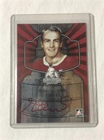 Henri Richard Autographed Hockey Card