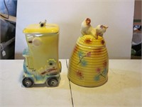 Lot of 2 Cookie Jars