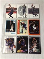 9 Vince Carter Basketball Cards