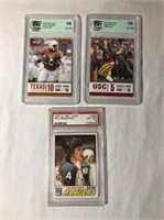 3 Graded Sports Cards