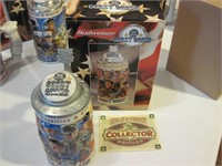 Budweiser Coast Guard Beer Stein with Box and COA