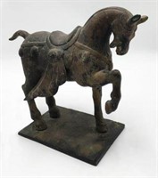 Iron Chinese-Style Horse Figure.