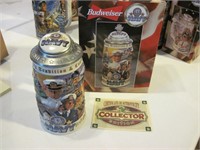 Budweiser Navy Beer Stein with Box and COA