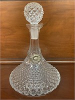 Vintage Cut Glass Liquor Decanter