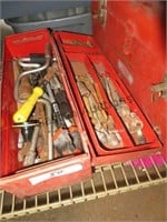 METAL TOOL BOX WITH CONTENTS