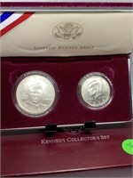 KENNEDY COLLECTORS OGP COIN SET SILVER DOLLAR MORE