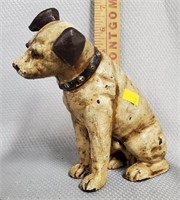 Antique Cast Iron Victor Victrola Dog Bank