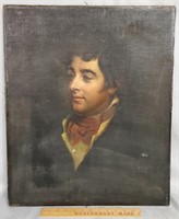 Early Gentleman Portrait Oil Painting