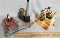 Antique Tin Toy Model Steam Engines Fleischmann