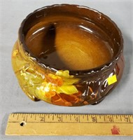 Art Pottery Glazed Flower Bowl