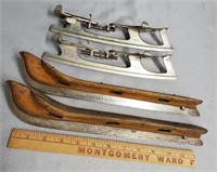 2 Pair of Early Ice Skates