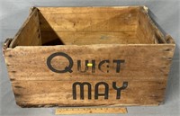 Country Decor 'Quiet May" Advertising Box