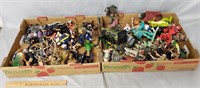 2 Flats of Action Figures, Monsters, Aliens & More