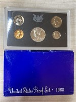 1968 PROOF COIN SET SILVER JFK
