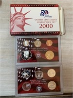 2000 SILVER PROOF COIN SET