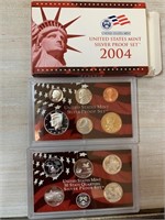 2004 SILVER PROOF COIN SET
