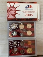 2005 SILVER PROOF COIN SET