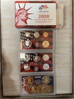 2008 SILVER PROOF COIN SET