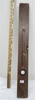 Old Wood & Brass Level