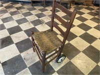 Homemade Wooden (wheelchair) Antique
