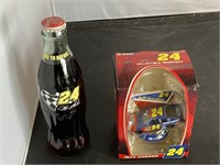 Jeff Gordon Die Cast Car and Coke Bottle