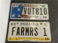 2 License Plates