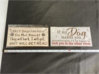 New Dog Owners Signs