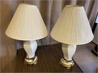 Pair Ceramic Lamps