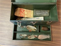 Tackle Box with Nice Vintage Lures
