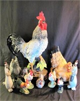 10 Rooster & Hen Decor