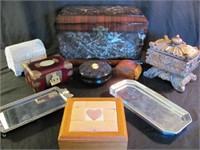 Jewelry Boxes, Mirrors, Tray & More Boxes