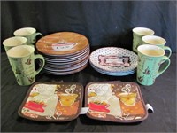 Coffee & Chocolate Plates & Mugs