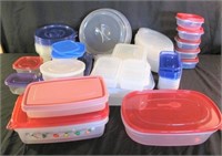36 Assorted Plastic Storage Containers