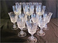Crystal & Clear Glass Champagne & Wine Glasses