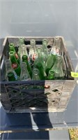 Assorted glass soda bottles