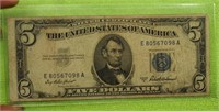 Series 1953 A Five Dollart Silver Certificate