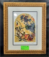 Marc Chagall Print 49/125 "Stained Glass Windows"
