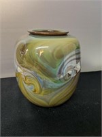 Frederick Warren Blown Glass Vase
Signed 1978