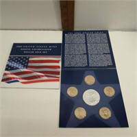 2007 United States Mint Annual UNC Dollar Coin Set