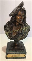 Rembrandt Bronze Statue by Carrier 9"