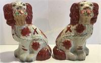 Staffordshire Dogs 8" - 2