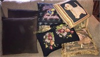 Nice Decorative Pillows, Needle Point, KU