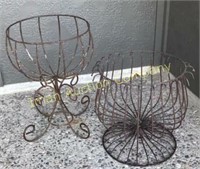 Iron Plant Stands, 24”