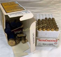 9mm, 45 and 12 GA ammo