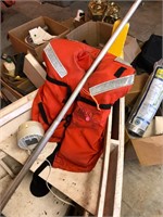 Life Vest and Boat Hook