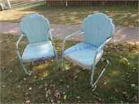 METAL LAWN CHAIRS