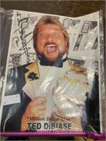 SIGNED PICTURE: TED DIBIASE - WRESTLER