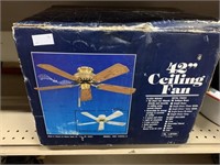 NEVER USED 42" CEILING FAN
