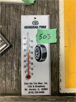 Stan the Tire Man Thermometer-Plastic-Small